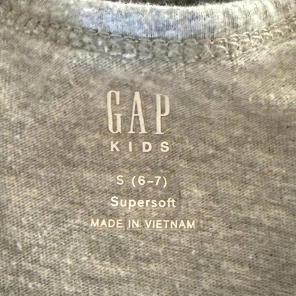Gap Girls Small (6-7) Gray Sequin Tank Top